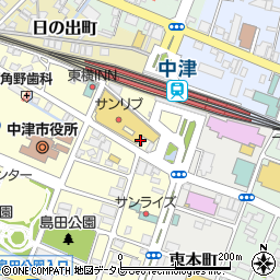 日建学院　中津校周辺の地図