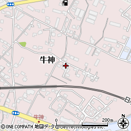 大分県中津市牛神189-5周辺の地図