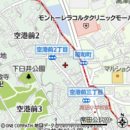 福岡県福岡市博多区空港前3丁目25-48周辺の地図