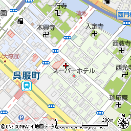 大島眼科病院職員寮周辺の地図