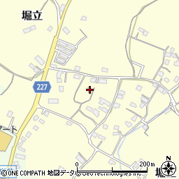 福岡県豊前市堀立645周辺の地図
