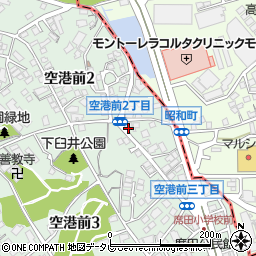 福岡県福岡市博多区空港前3丁目25-1周辺の地図