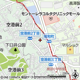 福岡県福岡市博多区空港前3丁目25-7周辺の地図