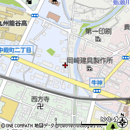中津市サッカー協会周辺の地図