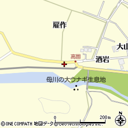 徳島県海部郡海陽町高園酒岩53周辺の地図