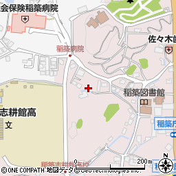 福岡県嘉麻市岩崎周辺の地図