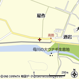 徳島県海部郡海陽町高園酒岩54周辺の地図