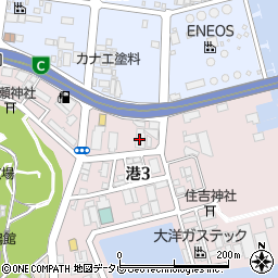 有限会社山義商店　事務所周辺の地図