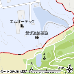 飯塚道路建設周辺の地図