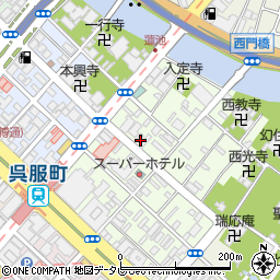 株式会社安藤　福岡店周辺の地図
