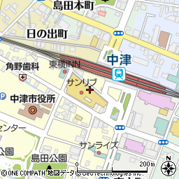 株式会社丸珠物産　サンリブ中津店周辺の地図