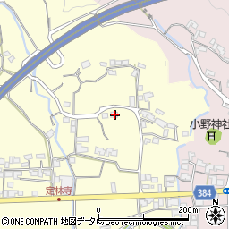 高知県南国市岡豊町定林寺372-5周辺の地図
