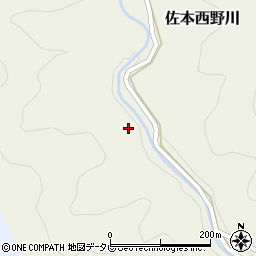 和歌山県西牟婁郡すさみ町佐本西野川2周辺の地図