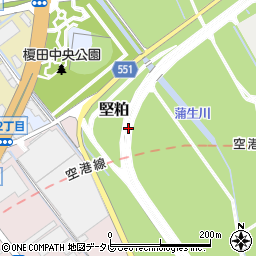 福岡県福岡市博多区堅粕周辺の地図
