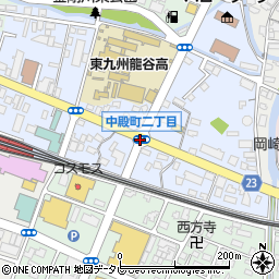 中殿町２周辺の地図