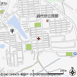 柿原理髪店周辺の地図