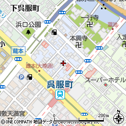 株式会社博多中央ビル周辺の地図