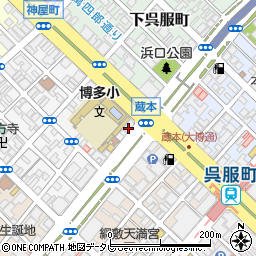 福岡・韓国教育院周辺の地図