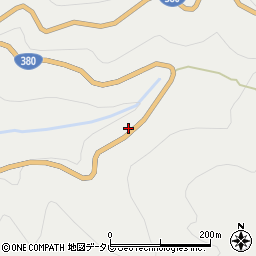 愛媛県喜多郡内子町大平434周辺の地図