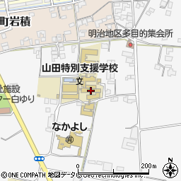 高知県立山田特別支援学校周辺の地図
