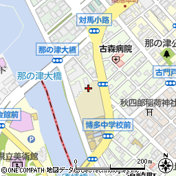 福岡県福岡市博多区対馬小路周辺の地図