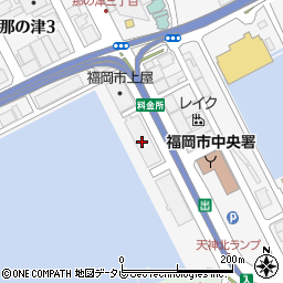 福岡倉庫周辺の地図