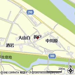 徳島県海陽町（海部郡）高園（折戸）周辺の地図
