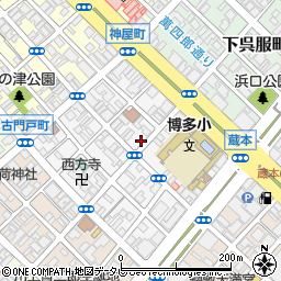 奈良屋町１２８パーキング周辺の地図