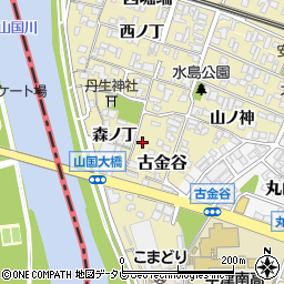 大分県中津市金谷森ノ丁2255周辺の地図