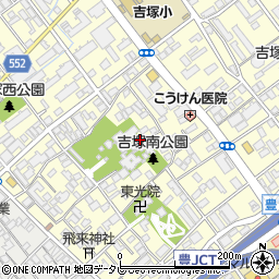 福岡県福岡市博多区吉塚3丁目周辺の地図