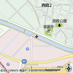 脇田橋周辺の地図