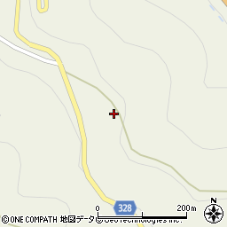 愛媛県上浮穴郡久万高原町中黒岩111周辺の地図