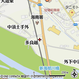 徳島県海部郡海陽町大里松ノ本51-13周辺の地図