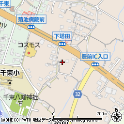 福岡県豊前市塔田631周辺の地図