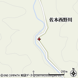 和歌山県西牟婁郡すさみ町佐本西野川14周辺の地図
