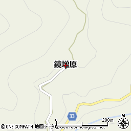 高知県高知市鏡増原周辺の地図