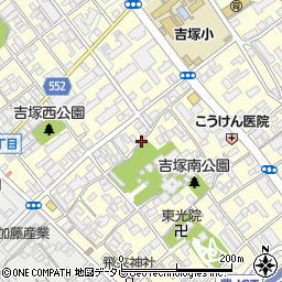 吉塚3丁目3−9☆アキッパ駐車場周辺の地図