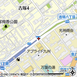 吉塚交番前周辺の地図