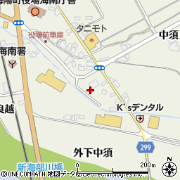 徳島県海部郡海陽町大里松ノ本11周辺の地図