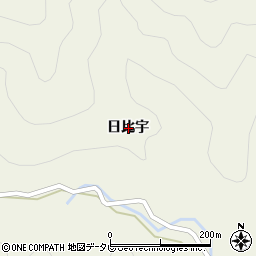 徳島県海部郡海陽町小谷日比宇周辺の地図