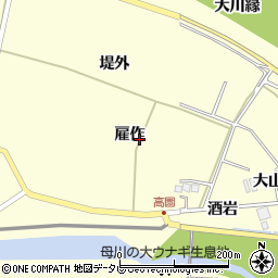 徳島県海部郡海陽町高園雇作18-2周辺の地図