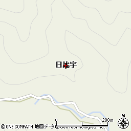 徳島県海陽町（海部郡）小谷（日比宇）周辺の地図