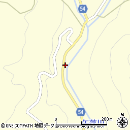 愛媛県大洲市田処697周辺の地図