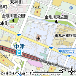 中津郵便局 ＡＴＭ周辺の地図