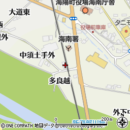 徳島県海部郡海陽町大里松ノ本56-1周辺の地図