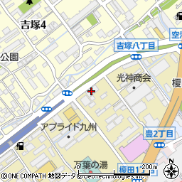 三協立山株式会社三協アルミ社九州支店　ショールーム周辺の地図