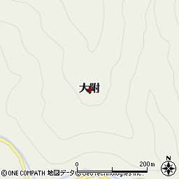 和歌山県西牟婁郡すさみ町大附周辺の地図