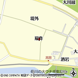 徳島県海部郡海陽町高園雇作周辺の地図