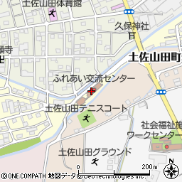 香美市　宝町集会所周辺の地図