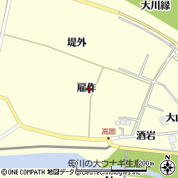 徳島県海部郡海陽町高園雇作18周辺の地図
